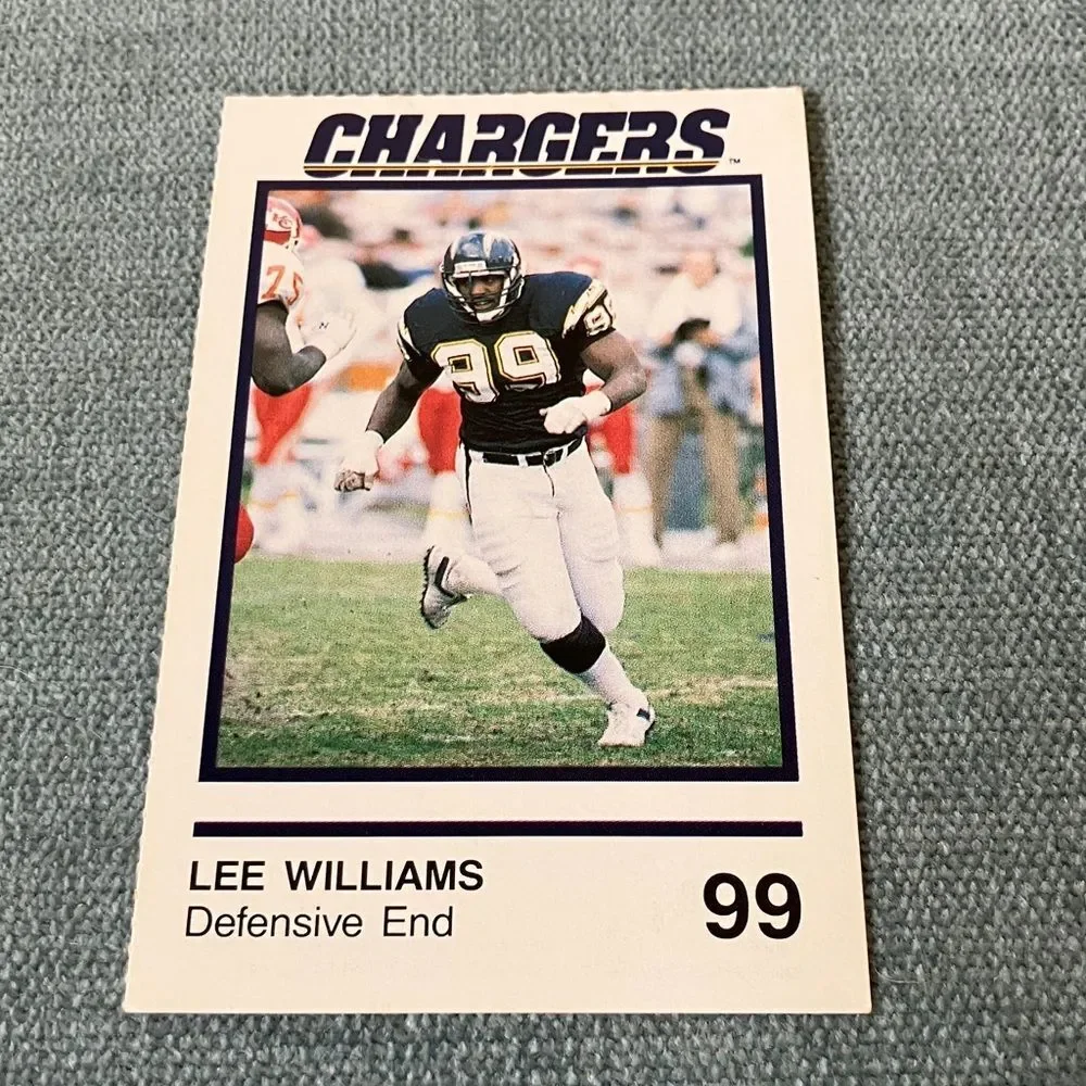 Chargers NFL Football Trading Card Football Card